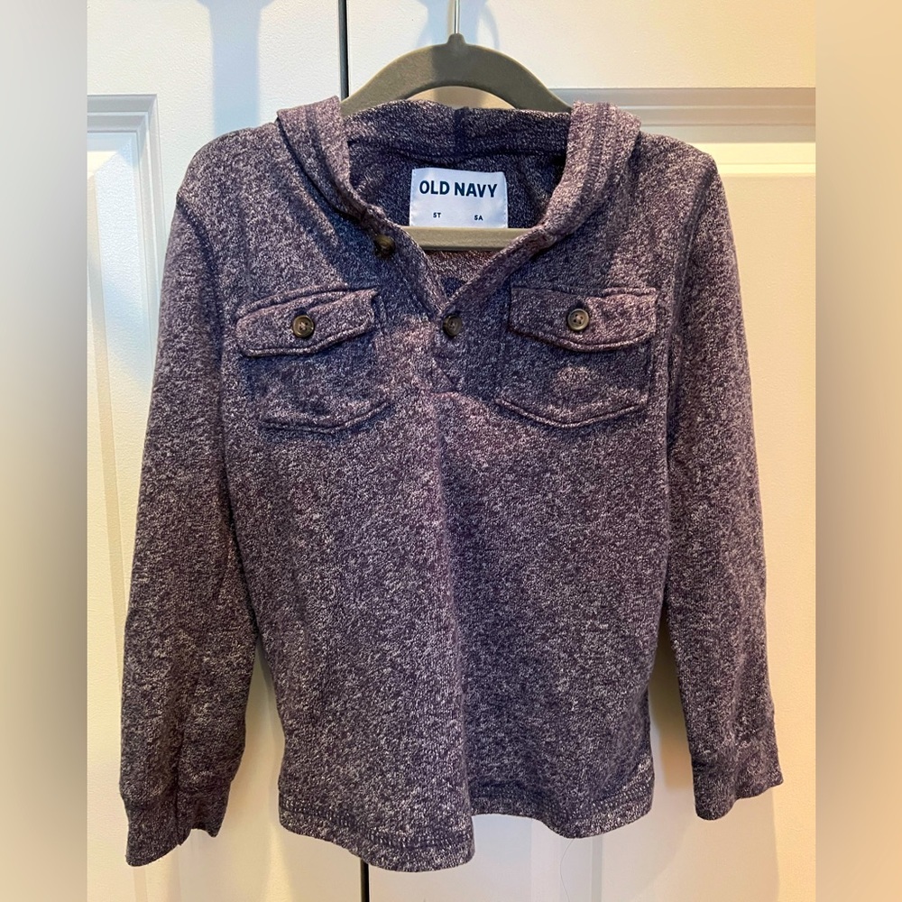 Old Navy Long Sleeve Hooded Shirt